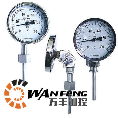 WSS-481萬向型雙金屬溫度計,WSS-481F防腐雙金屬溫度計